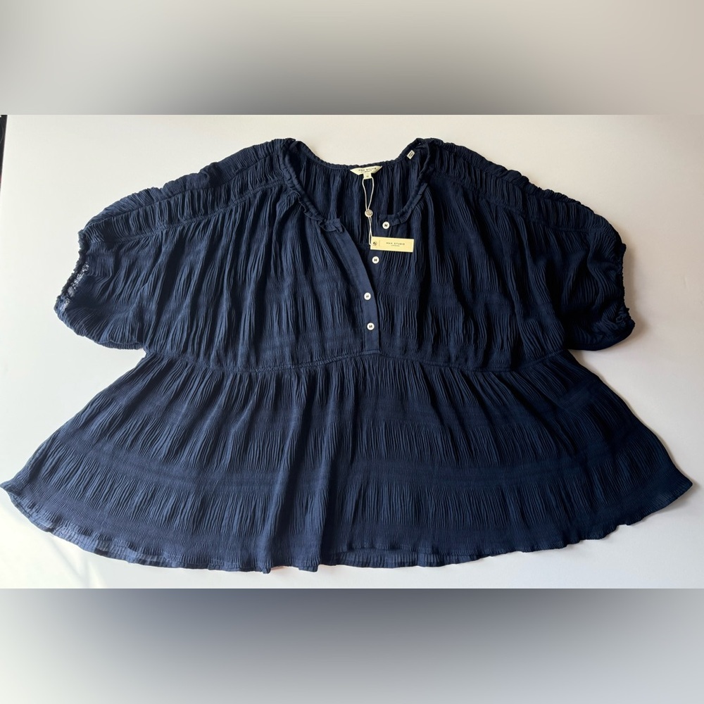 Max Studio Midnight Blue Blouse 💙
NEW WITH TAGS 🏷️ - Picture 10 of 11